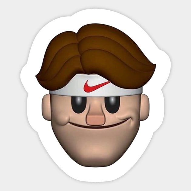 Federer emoji shirt hotsell
